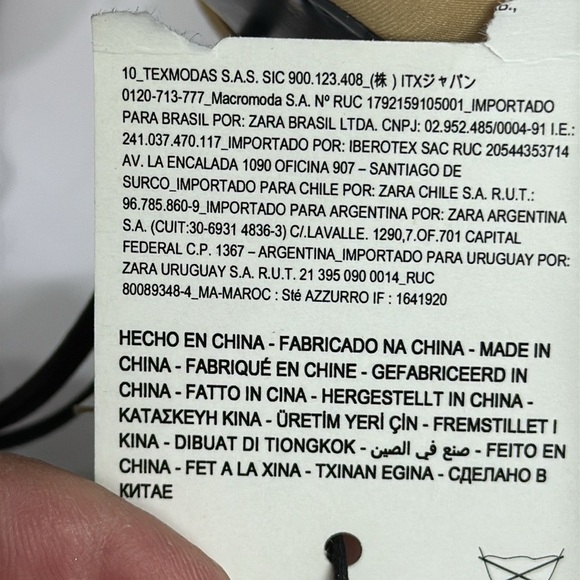 (H3) ZARA Asymmetrical pointed heels in satin nude, size 40/9 USA - Picture 9 of 11